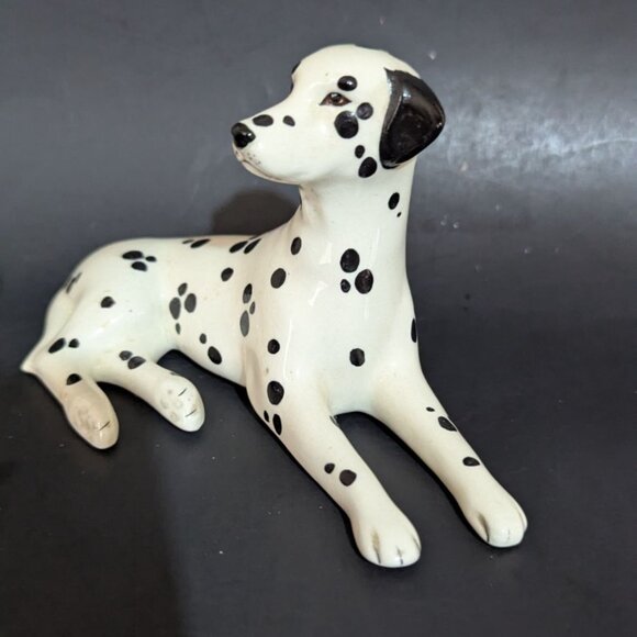 Vintage WR Midwinter Ltd Dalmatian Figurine England Ceramic Dog Statue 6" Long U - Picture 3 of 8